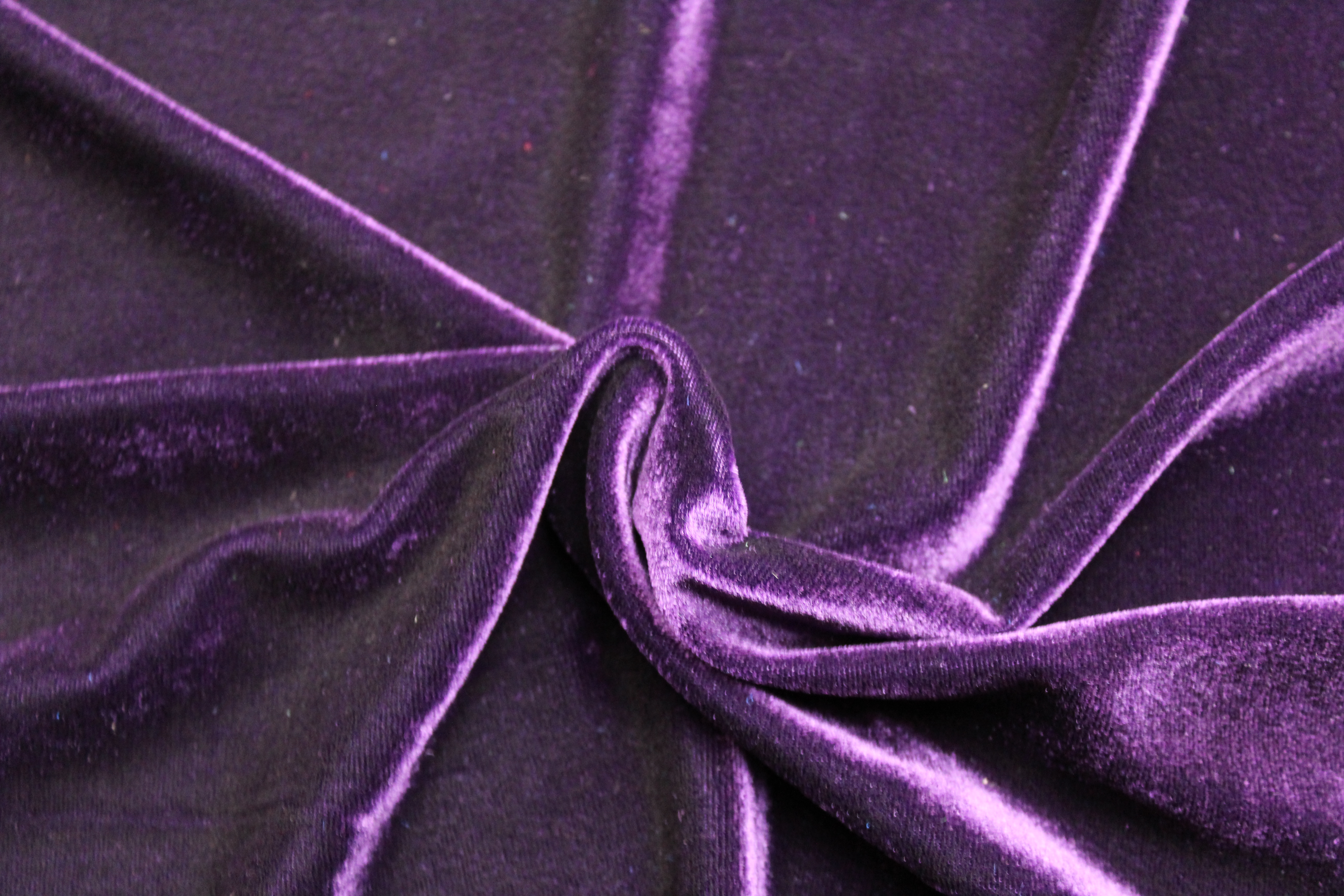 STRETCH VELOUR - PURPLE